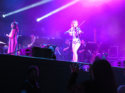 Lindsey Stirling at Coral Sky Amphitheatre in West Palm Beach, Florida on 18 August 2018