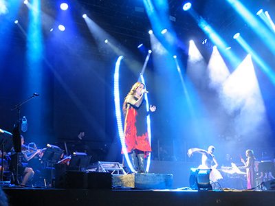 Evanescence and Lindsey Stirling at Coral Sky Amphitheatre in West Palm Beach, Florida on 18 August 2018