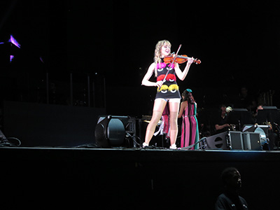 Lindsey Stirling at Coral Sky Amphitheatre in West Palm Beach, Florida on 18 August 2018