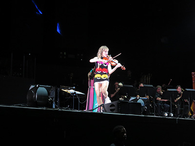 Lindsey Stirling at Coral Sky Amphitheatre in West Palm Beach, Florida on 18 August 2018