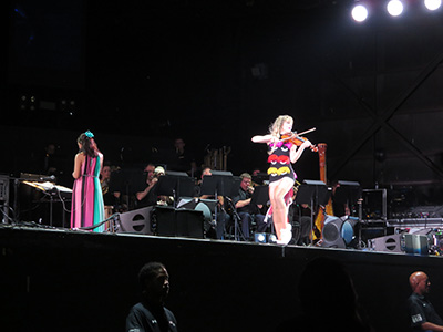 Lindsey Stirling at Coral Sky Amphitheatre in West Palm Beach, Florida on 18 August 2018