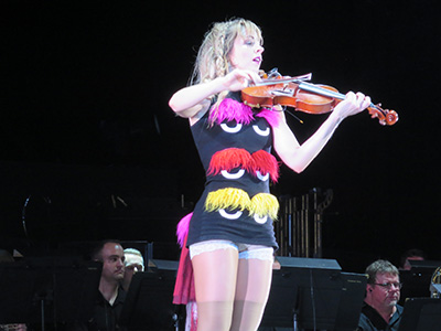 Lindsey Stirling at Coral Sky Amphitheatre in West Palm Beach, Florida on 18 August 2018