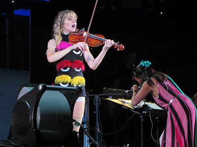 Lindsey Stirling at Coral Sky Amphitheatre in West Palm Beach, Florida on 18 August 2018