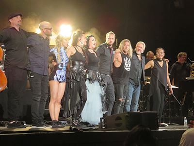 Evanescence and Lindsey Stirling at Coral Sky Amphitheatre in West Palm Beach, Florida on 18 August 2018