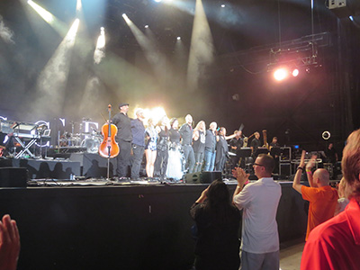 Evanescence and Lindsey Stirling at Coral Sky Amphitheatre in West Palm Beach, Florida on 18 August 2018